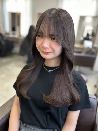 ロング カラー 韓国風🇰🇷 makoのヘアスタイル