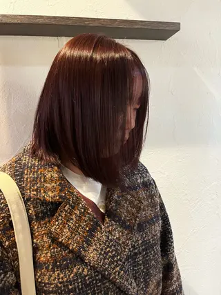 ミディアム 松本 茜のヘアスタイル