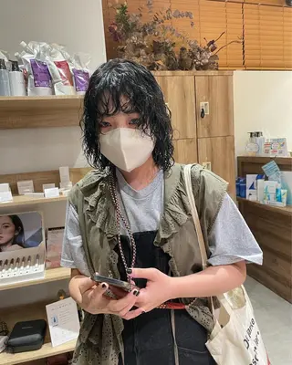 ショート パーマ パーマ指名No1 /namiのヘアスタイル