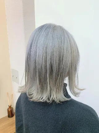 ミディアム カラー ナチュラル・抜け感 永井　賢三のヘアスタイル