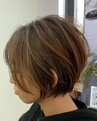 ショート ASAYA THREE(A)のヘアスタイル