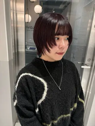 ショート カラー satsuki 暖色・ブラウンカラーのヘアスタイル
