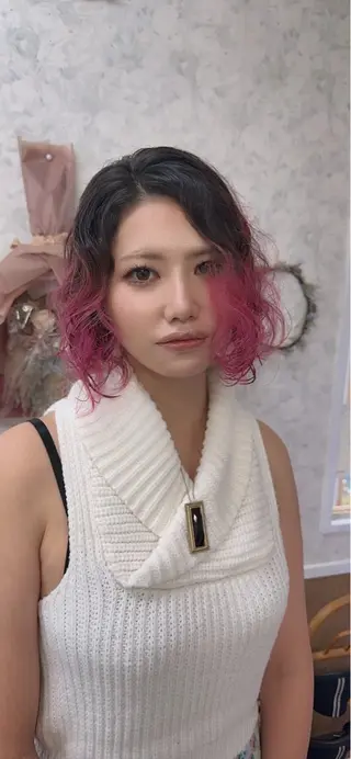 ミディアム カラー 髪質改善のプロ✨りな さんのヘアスタイル