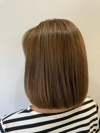 セミロング カラー 🫧うる艶ナチュラル Ayana🫧のヘアスタイル