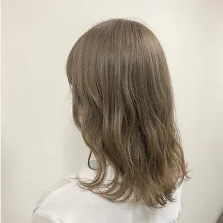 ミディアム カラー GPIP 近藤沙樹のヘアスタイル
