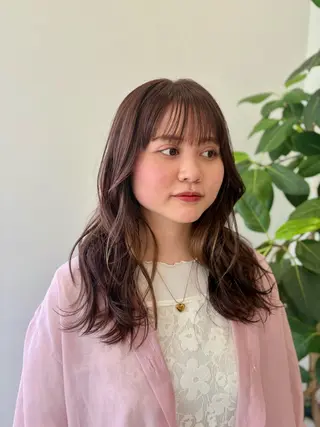 ロング カラー 櫻井 莉子のヘアスタイル