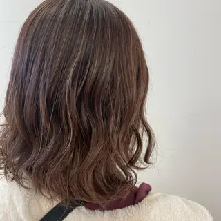 セミロング カラー 個性派/ブリーチ ＊ほのかのヘアスタイル