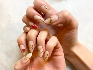 ロング ネイル 関根 未来のネイルデザイン