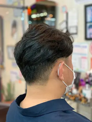 ショート パーマ Rootes   Hair  Stage所属・春日部　間庭 寛貴のヘアスタイル