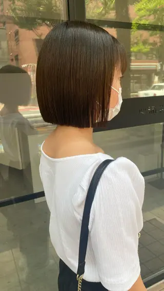 ショート RURI韓国ボブ 🇰🇷タッセルボブのヘアスタイル