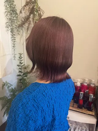 ミディアム カラー PUUR所属・🍒鈴木 エミリ🍒のヘアスタイル