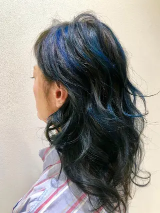 セミロング カラー RUBEUS【ルベウス】所属・✨艶々カラー🎨 杉本賢人のヘアスタイル