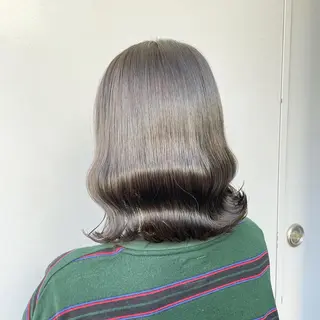 ミディアム カラー I'S.横浜所属・赤み消しカラー 🍀JUNKIのヘアスタイル