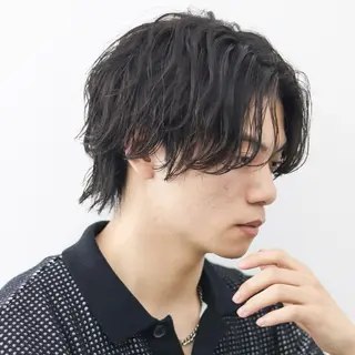 ミディアム カラー パーマ メンズ メンズ特化 😎キョウヘイ😎のヘアスタイル