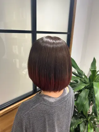 ショート カラー やなぎさわ はるなのヘアスタイル