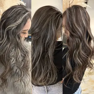 ロング カラー Dimo＆所属・ハイライトカラー /ダイスケのヘアスタイル