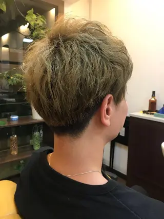 メンズ ヘアーデザイン ククイ所属・【コテパーマ】イトウ シンゴのヘアスタイル