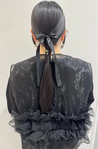 セミロング ヘアアレンジ ヘアアレンジ支持率 No.1🥇RIKOのヘアスタイル