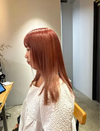 ミディアム カラー ROCCOeast Rukaのヘアスタイル