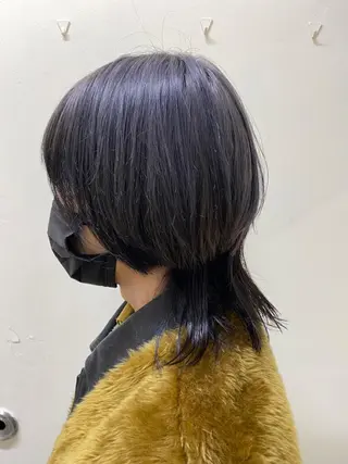 ミディアム カラー 美髪改善・ブリーチ tadasuke⭐️のヘアスタイル