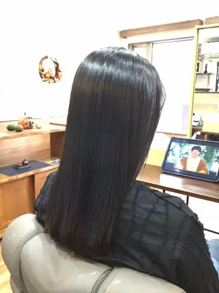 セミロング Annon プライベートサロンのヘアスタイル