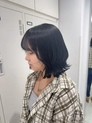 ミディアム カラー 🎀藤沢 Brown ららのヘアスタイル