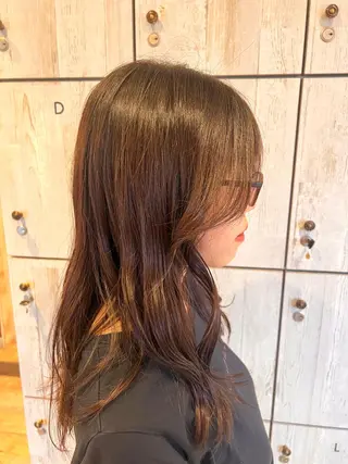 ロング カラー れいな🌼 ボブ･艶カラー🌼のヘアスタイル