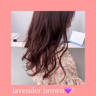 セミロング カラー aoi/暖色カラー/ プツッとボブ🎀のヘアスタイル