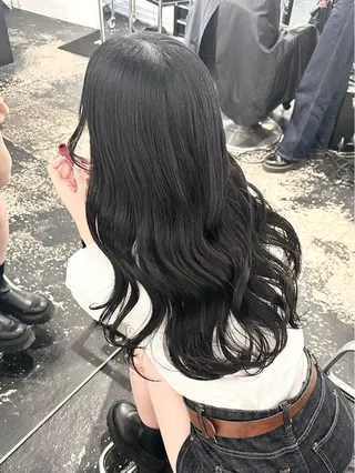 ロング カラー 🎀ツヤ髪韓国網紅 ヘアミカ🎀のヘアスタイル