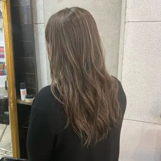 セミロング カラー ネイル マツエク・マツパ 中山 天地のヘアスタイル