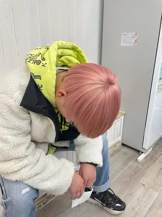 ショート カラー メンズ HIKARU副店長/ ✨️髪質改善のヘアスタイル