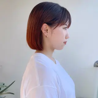 ミディアム カラー 中屋恵美🎨 Designカラーのヘアスタイル