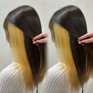 ロング カラー ベージュ カラー🧸ゆいなのヘアスタイル