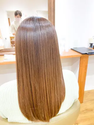 ロング 佐治 梨乃のヘアスタイル