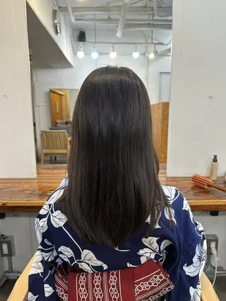 セミロング カットモデル募集中/ たなかはやとのヘアスタイル