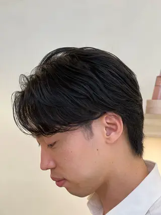 ショート パーマ メンズ メンズパーマ 岩成健志郎のヘアスタイル