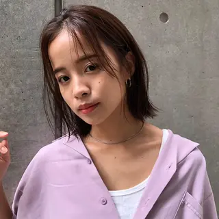 ミディアム カラー レイヤー,ボブ / 彩未のヘアスタイル