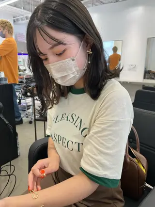 ミディアム カラー 【代表】 辻龍樹のヘアスタイル