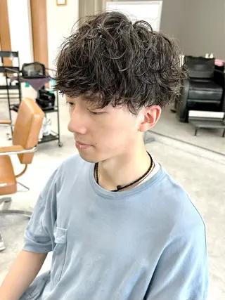 ショート パーマ メンズ メンズ似合わせ🪞 リピート率No.1のヘアスタイル