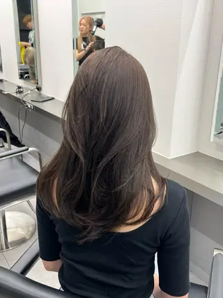 ロング 🚨メンズ曲がる 縮毛矯正りおん🚨のヘアスタイル