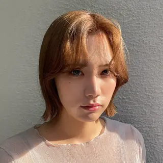 カラー ミルクティーベージュ 新潟万代/MANA♡のヘアスタイル