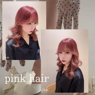 ミディアム カラー ヘアアレンジ eN°byyoureshair所属・🎀若者人気No.1 湯川響🎀のヘアスタイル