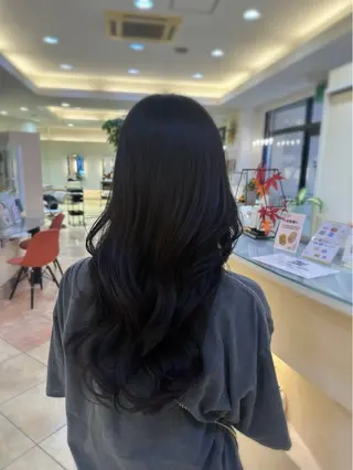 ロング カラー デザインレイヤー💗 木村実樹のヘアスタイル
