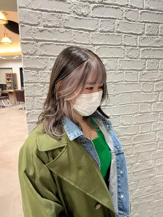 カラー 髪質改善ストレート Kantaのヘアスタイル