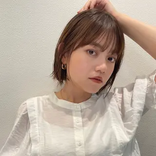 ショート カラー 🤎カット/ブリーチ /縮毛矯正/大宮🤎のヘアスタイル