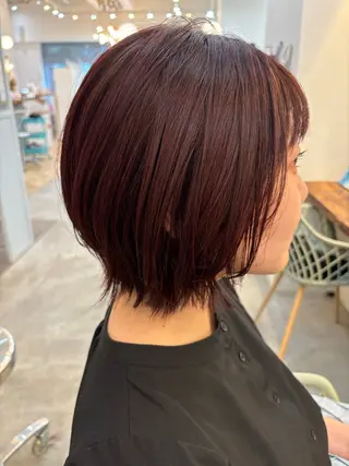 ショート ROMMY.所属・大木 華のヘアスタイル