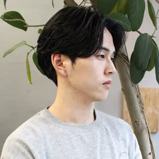 パーマ メンズ 藤川迅 当日予約可！ 名古屋パーマのヘアスタイル