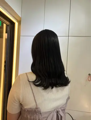 ミディアム カラー ao 🎀 梅田美容室のヘアスタイル