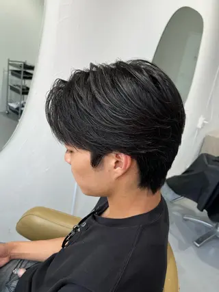 ショート パーマ メンズ Bordo所属・メンズ美容師 星雅哉のヘアスタイル