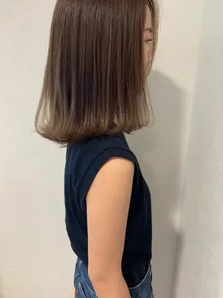 セミロング 柳原 実央のヘアスタイル